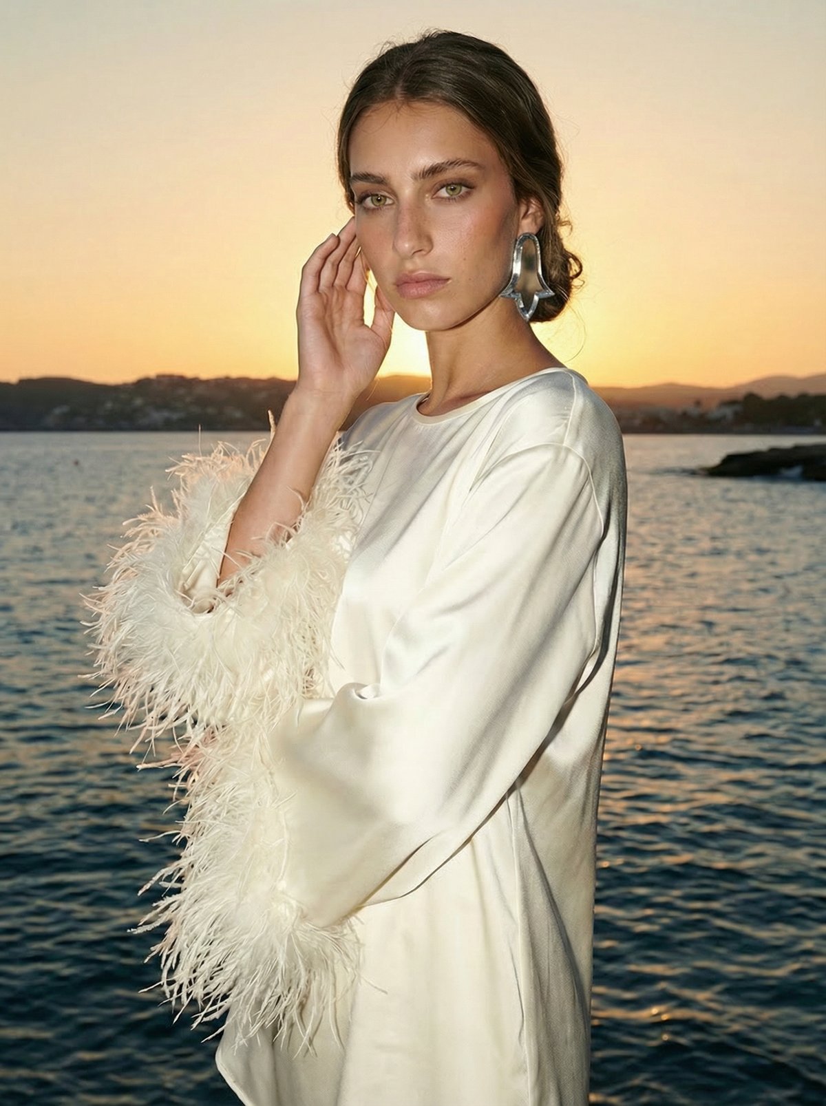 Crystal earrings — AI product photography